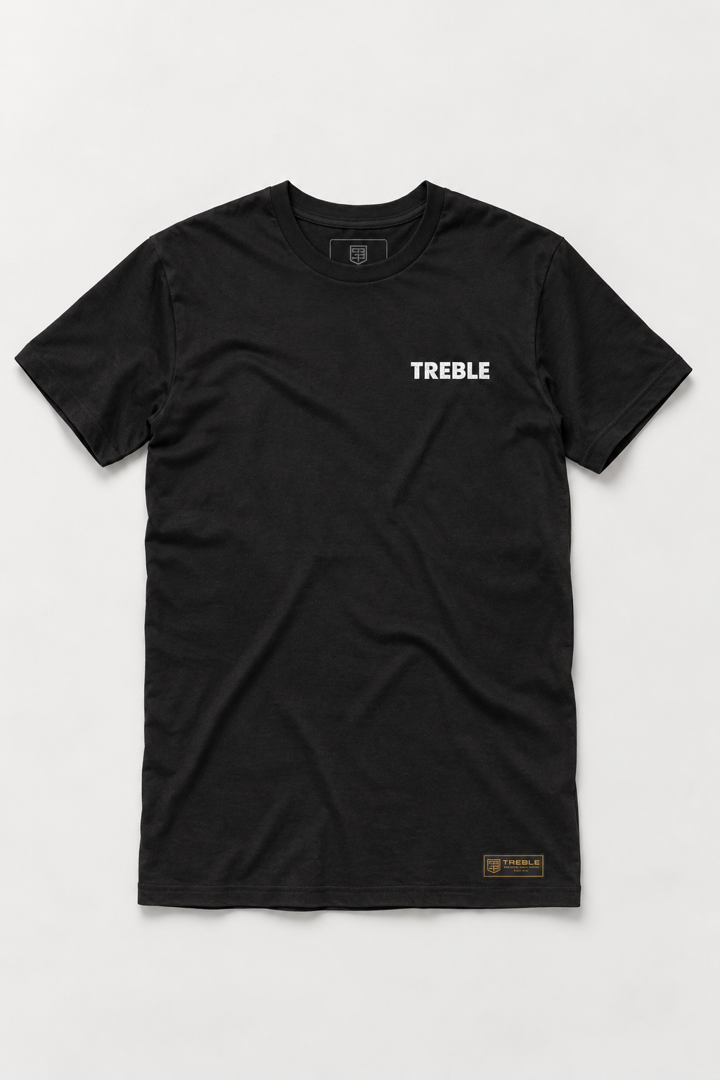 Beyond Boundaries Premium Tee, natural flat lay view 1