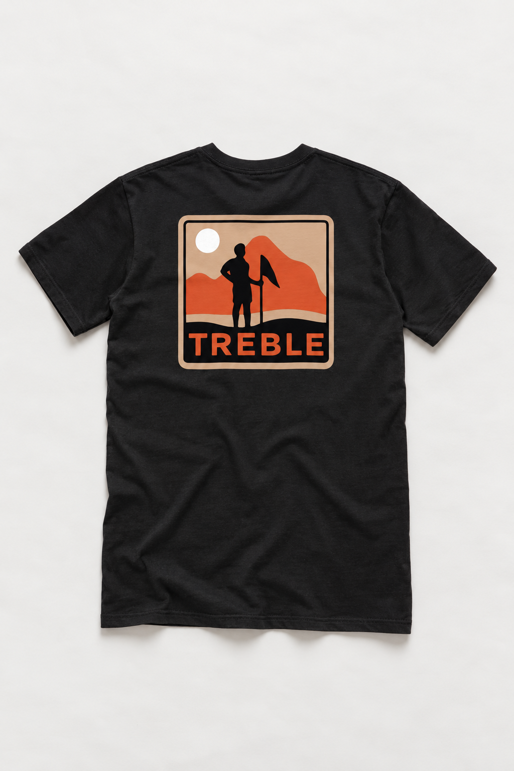 Corner Flag Premium Graphic Tee, natural flat lay view 2