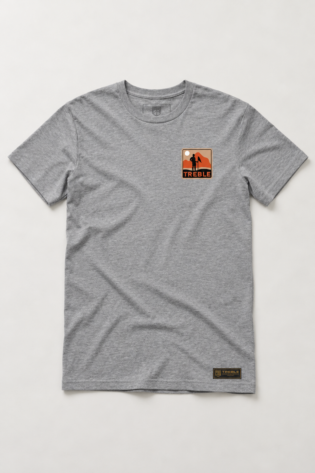 Corner Flag Premium Graphic Tee, natural flat lay view 3