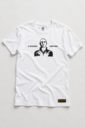 No Apologies Premium Graphic Tee, natural flat lay view 1