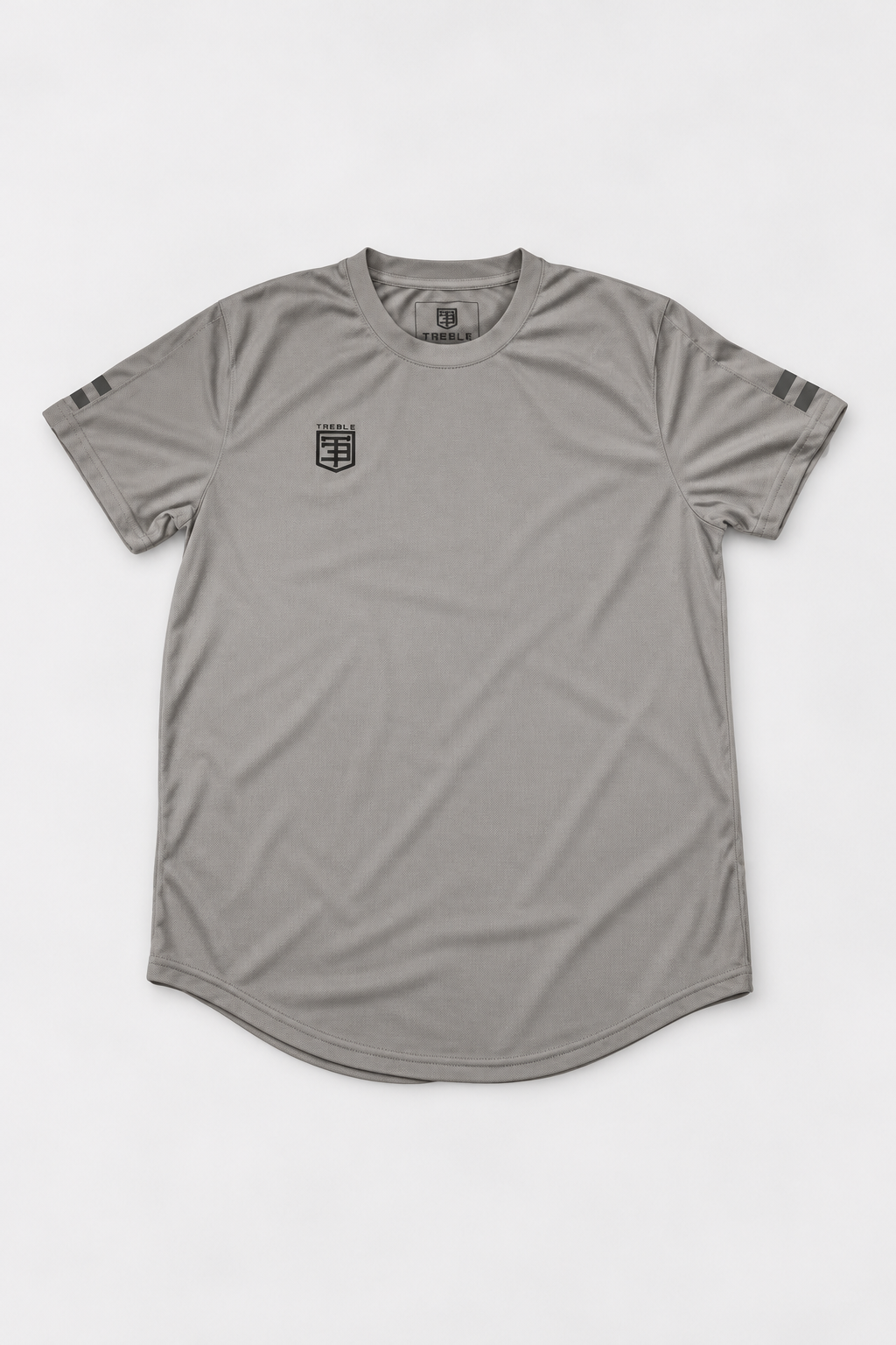 Treble Branded Everyday Unisex Premium Soccer Practice Jersey, photographed flat lay view 1
