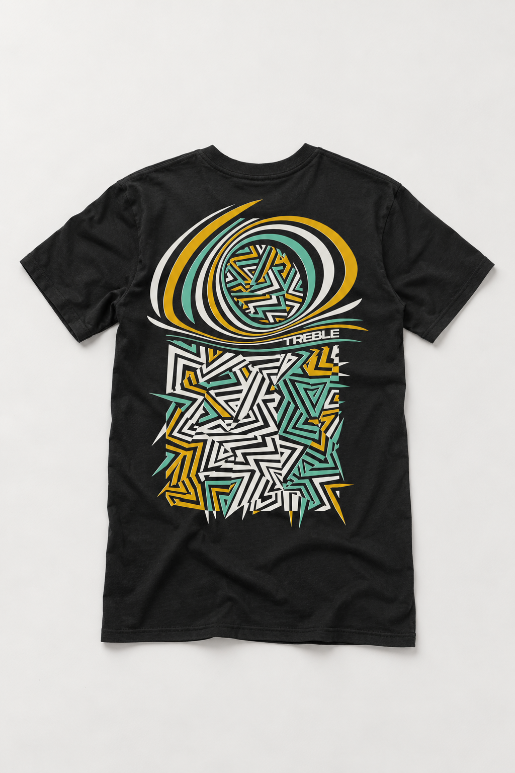 Dazzle Premium Graphic Tee, photographed flat lay view 2