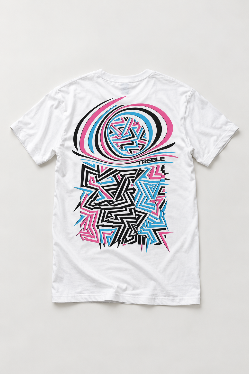 Dazzle Premium Graphic Tee, photographed flat lay view 4