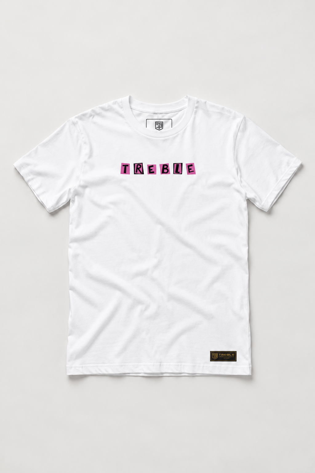 Let The Kids Play Premium Graphic Tee, photographed flat lay view 3