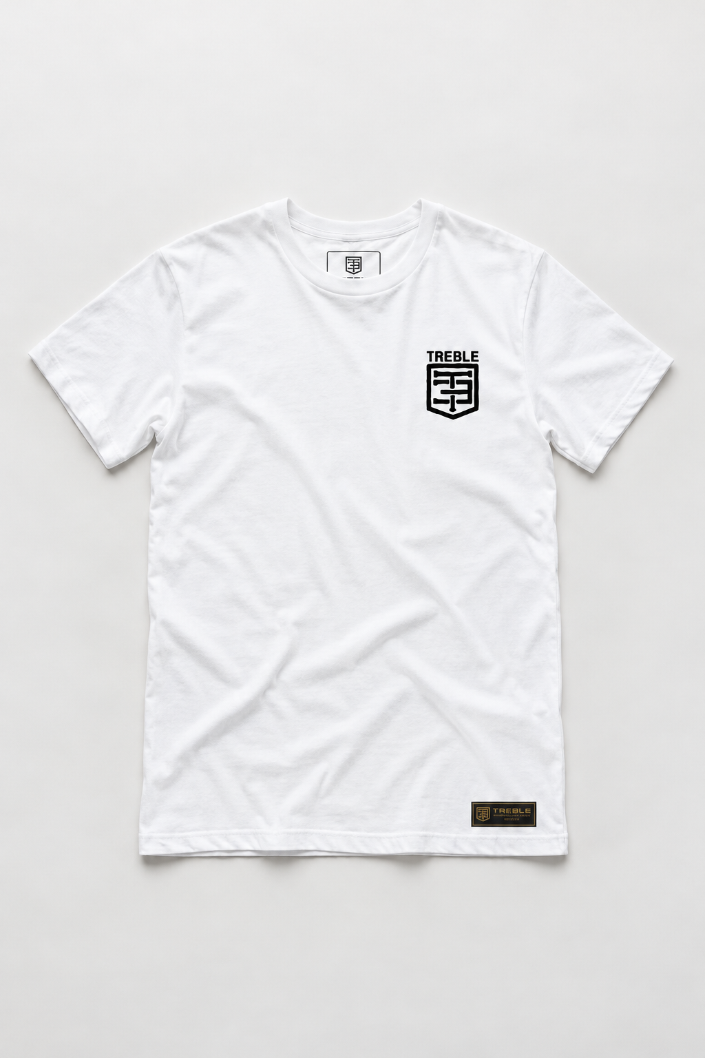Sketched Premium Graphic Tee, photographed flat lay view 6