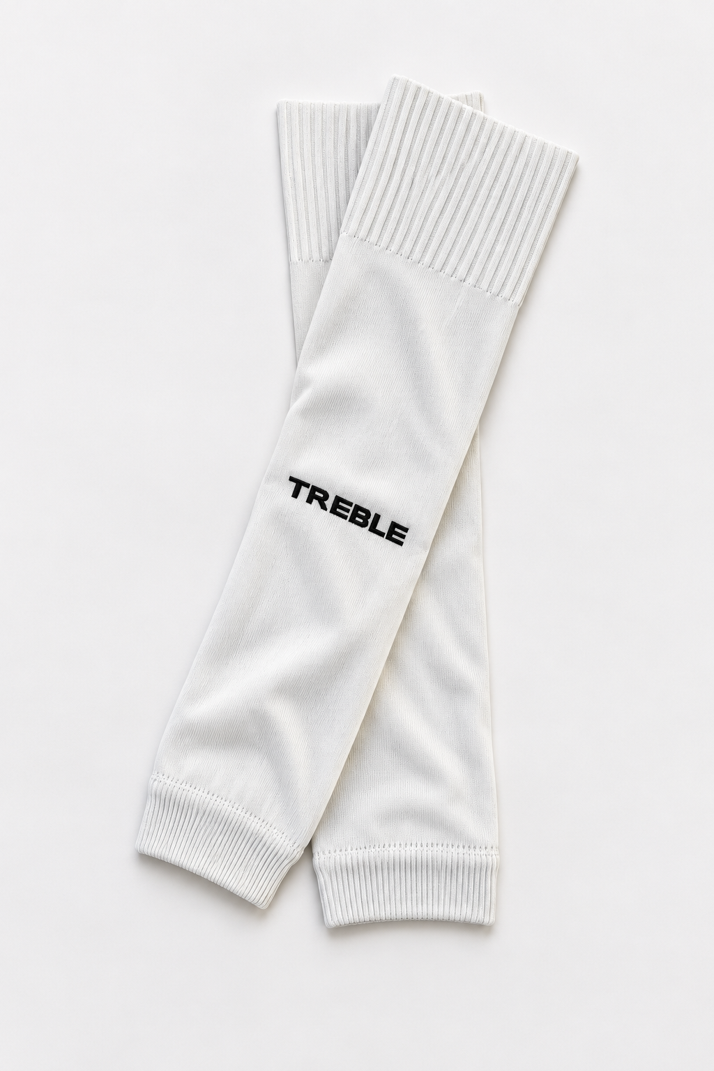 PARK SOCCER SLEEVE - WHITE - ONE SIZE FITS ALL, photographed flat lay view 1