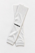 PARK SOCCER SLEEVE - WHITE - ONE SIZE FITS ALL, photographed flat lay view 1