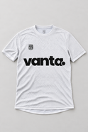 Vanta x Treble Arctic Diamond Jersey, front flat lay in Royal Check portrait framing