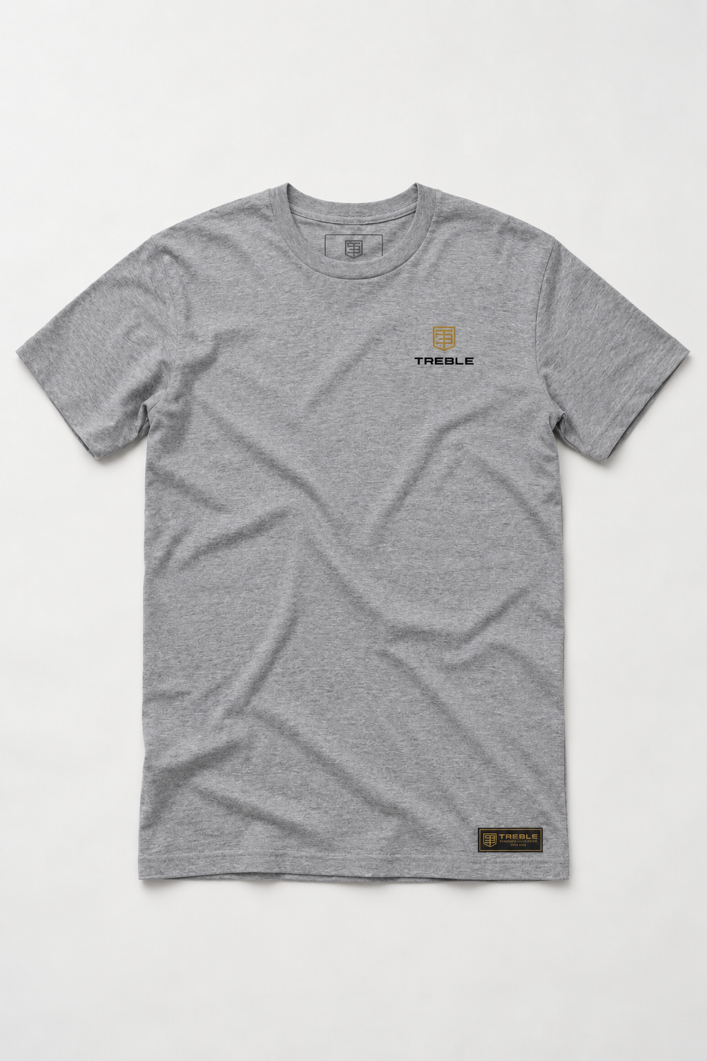 Stacked Premium Graphic Tee, natural flat lay view 5
