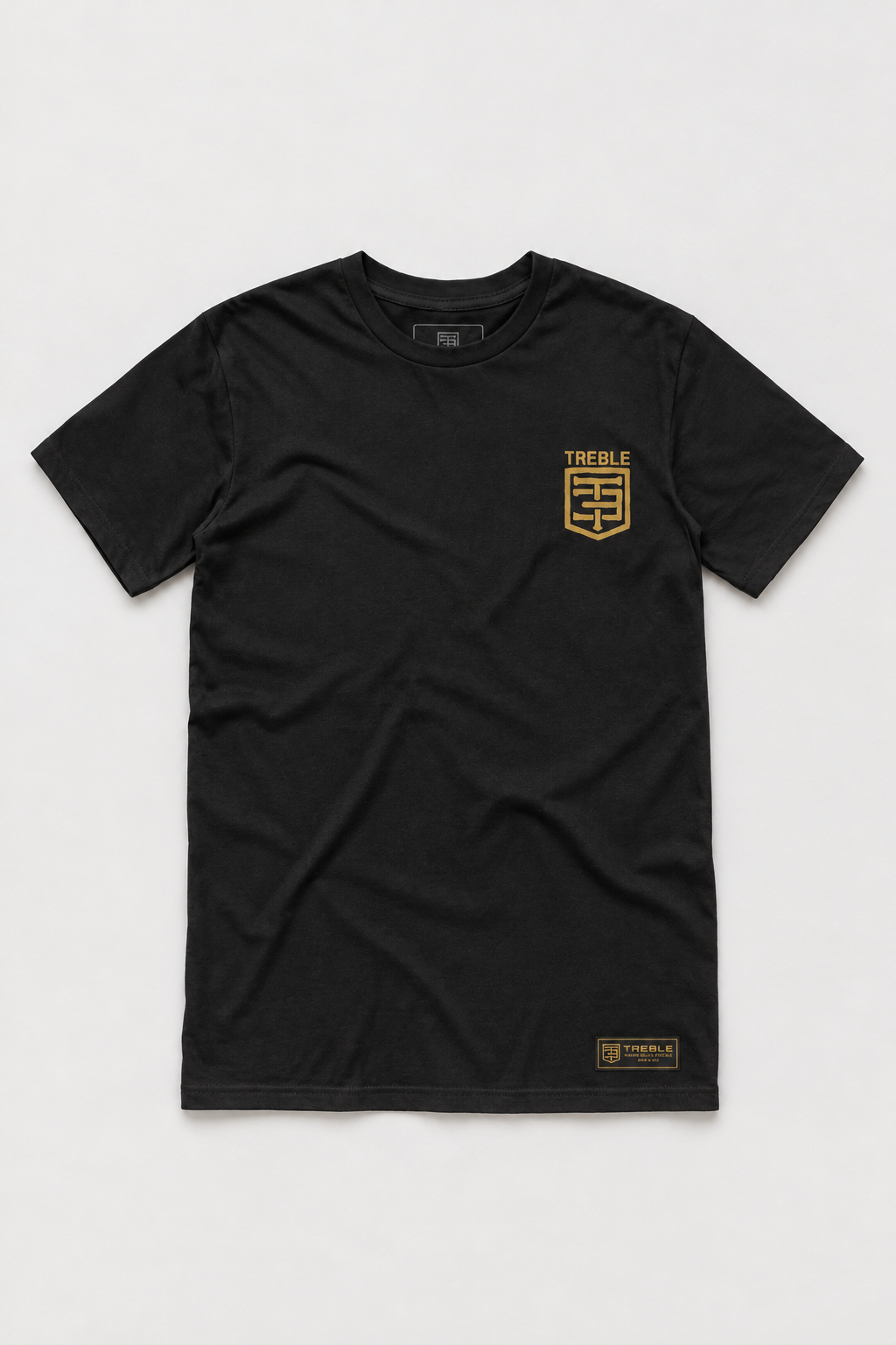 Sketched Premium Graphic Tee, photographed flat lay view 8