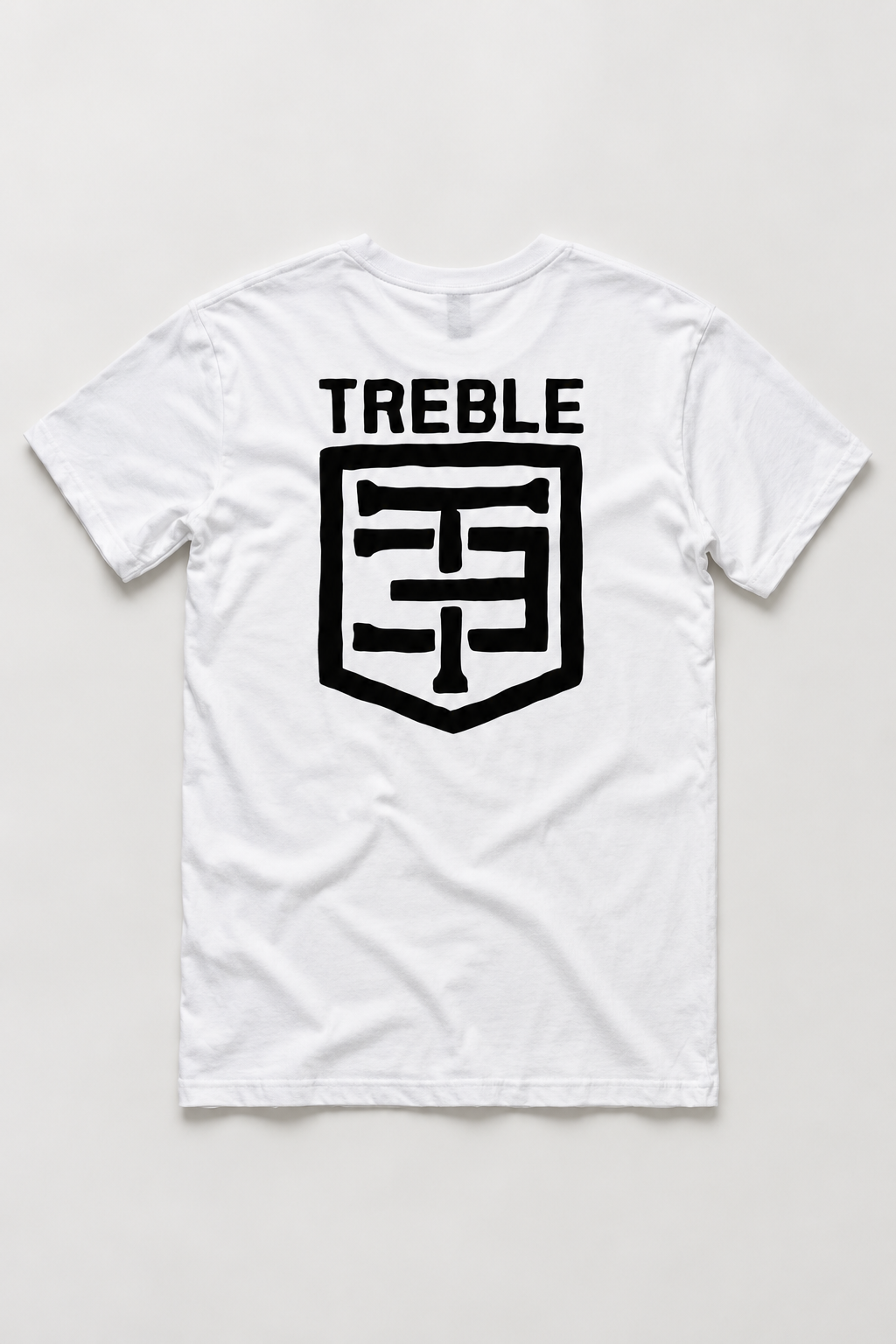 Sketched Premium Graphic Tee, photographed flat lay view 5
