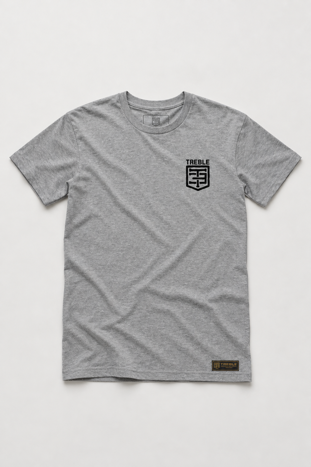 Sketched Premium Graphic Tee, photographed flat lay view 4