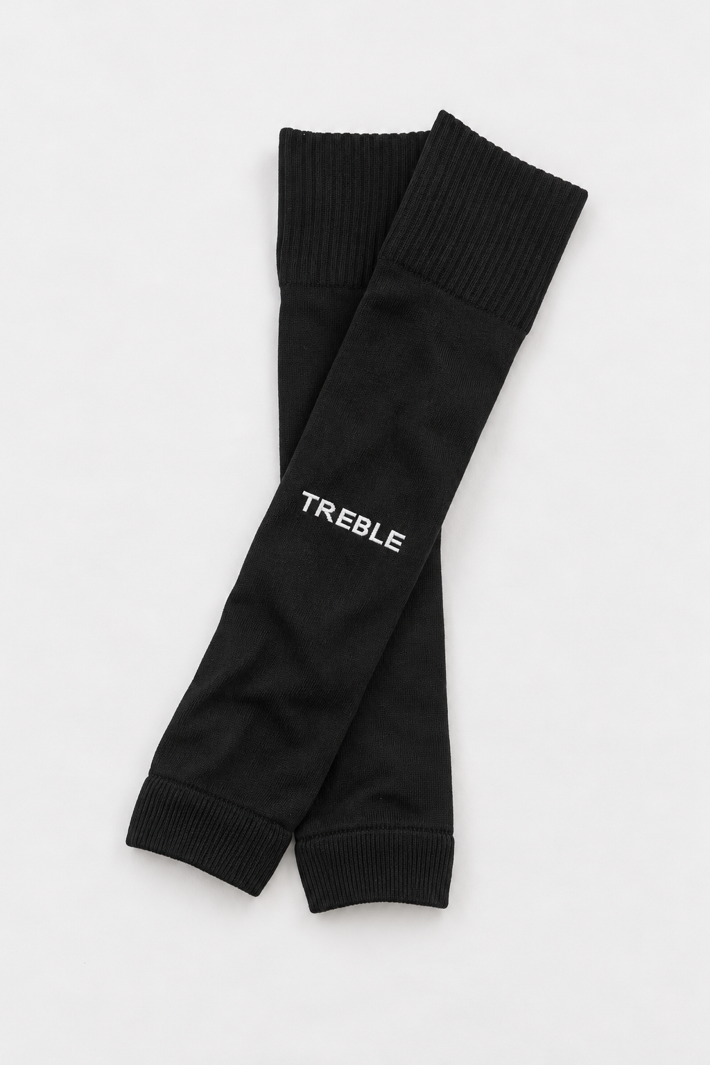 PARK SOCCER SLEEVE - BLACK - ONE SIZE FITS ALL, photographed flat lay view 1