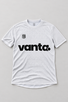 Vanta x Treble Arctic Diamond Jersey, front flat lay in Royal Check portrait framing